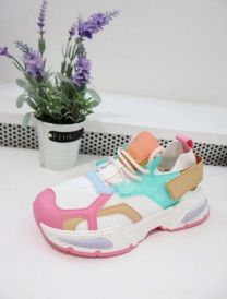 buty sportowe wiązane damskie (36-41/12P)