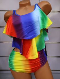 Strój kąpielowy dwuczęściowy damskie (38-46/5kpt)