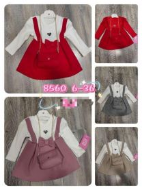 Sukienki dziewczynka (6-36/6szt)