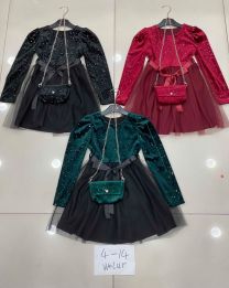 Sukienki dziewczynka (4-14LAT/6szt)