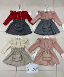 Sukienki dziewczynka (6-36/6szt)