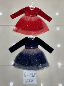 Sukienki dziewczynka (6-36M/6szt)