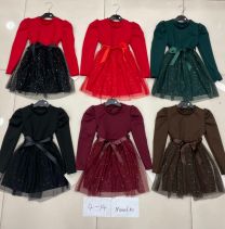 Sukienki dziewczynka (4-14LAT/6szt)