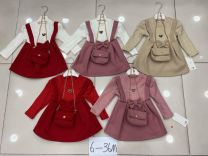 Sukienki dzieci (6-36m/6szt)