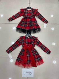 Sukienki dziewczynka (1-6LAT/6szt)