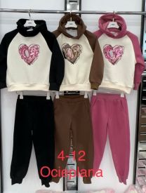 Komplety dziewczynka (4-12LAT/6kompletów)