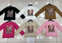 Bluzka dziewczynka (4-14LAT/6szt)