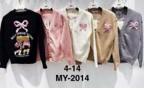 Swetry dziewczęce (4-14LAT/6szt)