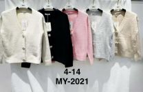 Swetry dziewczęce (4-14LAT/6szt)