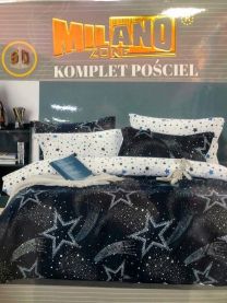 Komplet pościeli 3 częściowy (160x200cm/6kompletów)