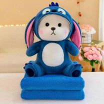 Maskotki która ma kocyk (120x150cm/6szt)