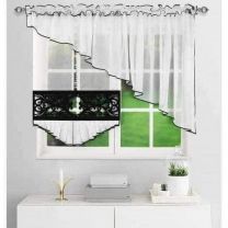 Komplet firan z panelem-Firana - 400x130cm-Panel - 80x140cm