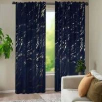 Zasłona welurowa  ze złotym wzorem taśma WAVE-2szt (145X250cm/6szt)