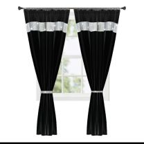 Zasłony w różnych kolorach (145x250cm x 2szt/6szt)