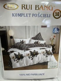 Komplet  pościel 3 częściowy(200x220cm/6kompletów)