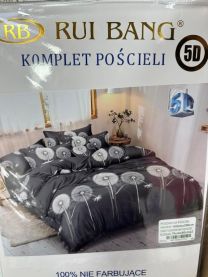 Komplet pościel 3 częściowy (160x200cm/6kompletów)