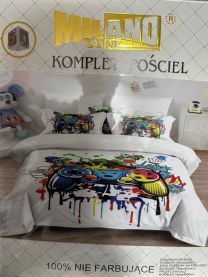 Komplet pościel 4 częściowy (160x200cm/6kompletów)