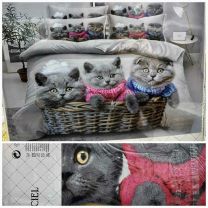 Komplet pościeli 4 częściowy (160x200cm/6kompletów)