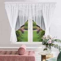 Firanki gotowe (150x400cm/6szt)