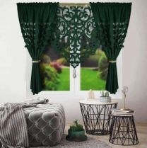 Firanki gotowe (Firany-  145x160cm x2szt-Panel -   90x120cm  x1sz/6szt)