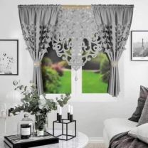 Firanki gotowe (Firany-  145x160cm x2szt-Panel -   90x120cm  x1sz/6szt)