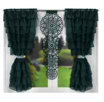 Komplet firan + panel dekoracyjny (Firana - 145x160cm x2-Panel - 50x135cm/6szt)