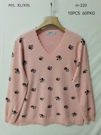 Swetry damskie (M-2XL/10szt)