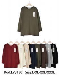 Swetry damskie (L-3XL/8szt)