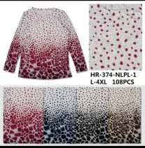 Bluzka damska (L-4XL/12szt)