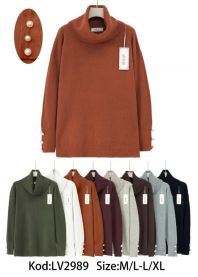 Swetry damskie (M-XL/8 szt)