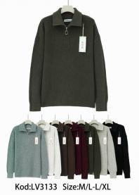 Swetry damskie (M-XL/8 szt)