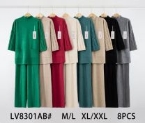 Komplet damskie (M-2XL/8kompletów)