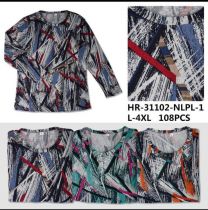 Bluzka damska (L-4XL/12szt)