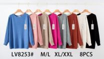 Swetry damskie (M-2XL/8szt)