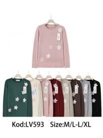 Swetry damskie (M-XL/8szt)