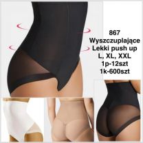 Majtki modelujące damskie (L-2XL/12szt)