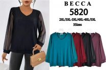 Bluzka damska (2XL-5XL/12szt)