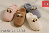 Kapcie zakryte palce damskie (36-41/36P)