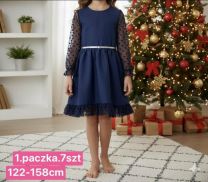 Sukienki dziewczynka (122-158/7szt)
