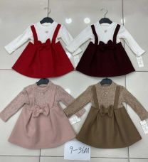 Sukienki dziewczynka (9-36M/6szt)