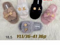 Kapcie odkryte palce damskie(36-41/36P)