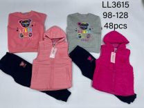 Komplety dziewczynka (98-128/12kompletów)