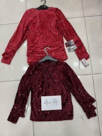 Bluzka dziewczęca (4-14LAT/6szt)