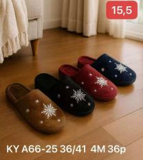 Kapcie zakryte palce damskie (36-41/36P)