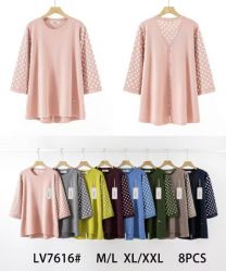 Swetry damskie (M-2XL/8szt)