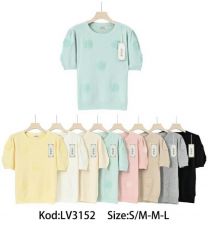 Swetry damskie (S-L/12szt)