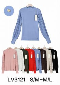 Swetry damskie (S-L/12szt)