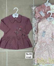 Sukienki dziewczęce turecka (74-92/12szt)