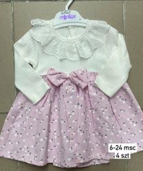 Sukienki dziewczęce turecka (6-24M/12szt)