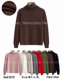 Swetry damskie (M-XL/10szt)